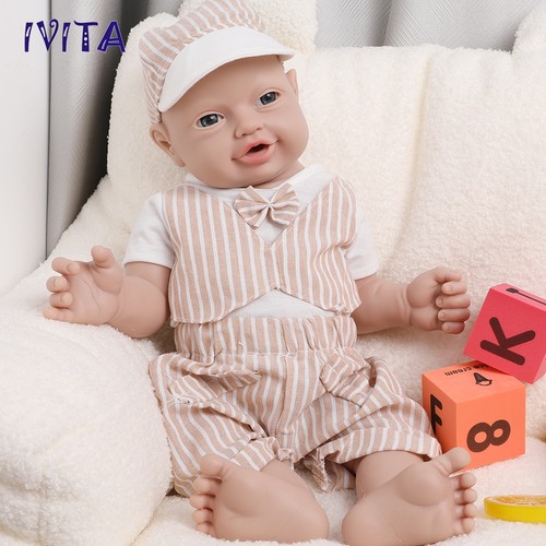 Bambola neonato silicone - 23",