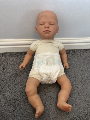 Bambola reborn pesata neonato - bambola,