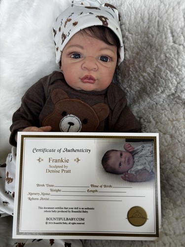 Bambola reborn baby frankie - bambola,
