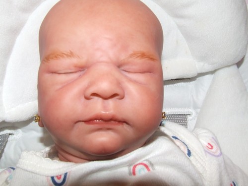 Bambola reborn dipinta mano - dipinta,